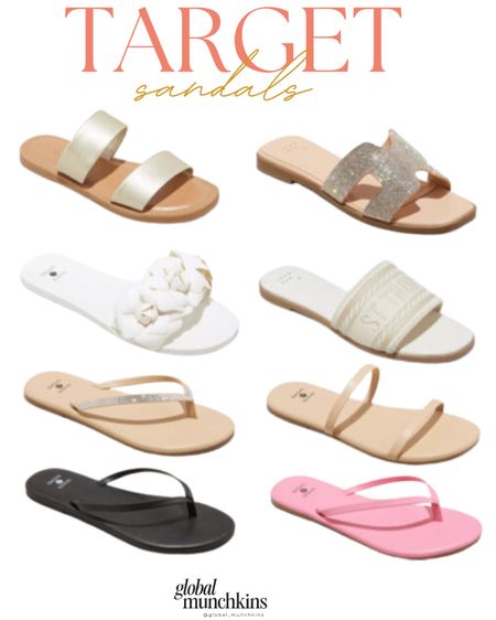 Loving Targets new sandals! So many different styles that are perfect for spring and summer! Grabbed a few for our trips! 

#LTKstyletip #LTKtravel #LTKshoecrush