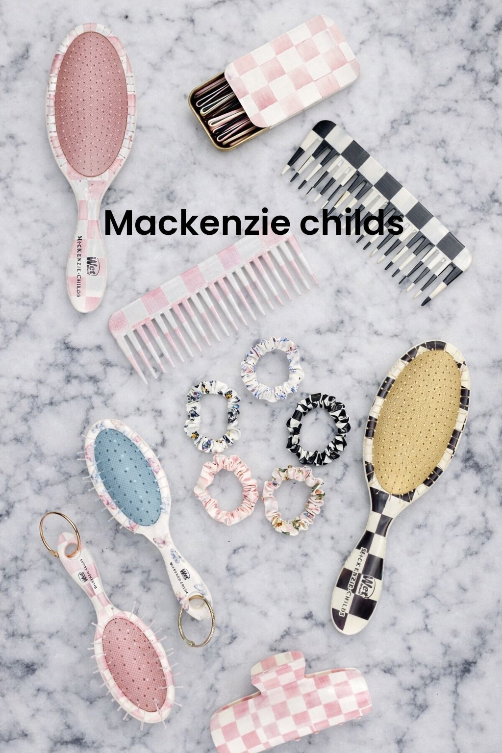 Mackenzie Childs hair, ￼ brush, comb, hair, ties, bobby pins, decor, checkered, target, goody, wet brush 

#LTKselfcare #LTKBeauty #LTKSaleAlert
