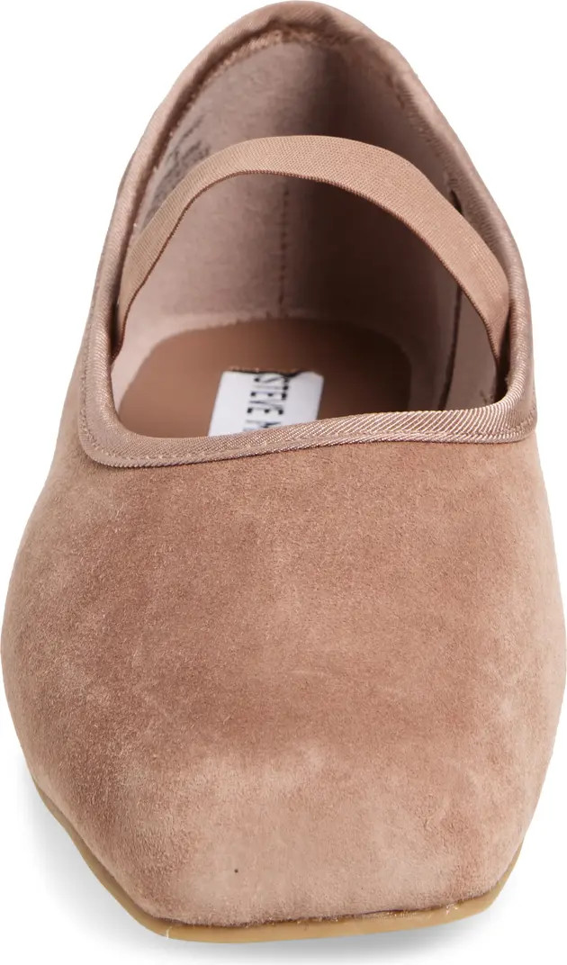 Steve Madden Reyana Mary Jane Ballet Flat in Black Leather at Nordstrom Rack, Size 11 | Nordstrom Rack