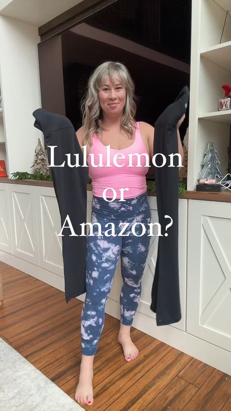 These are so similar! Amazon version has a slightly bigger flare!

Lululemon flare. Amazon flare. Black flares. Amazon find. 

#LTKstyletip #LTKU #LTKMostLoved