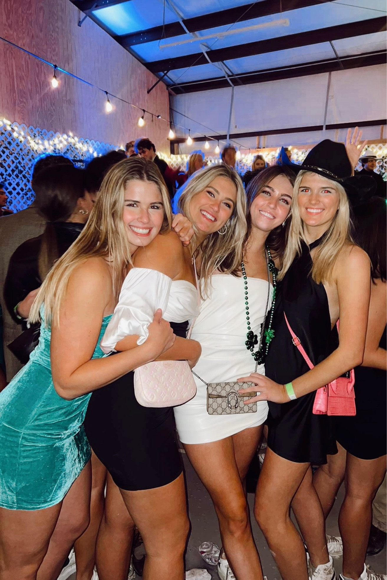 dressed up for catalina wine mixer!! my dress is old from cinq a sept, but they have it in all black now!! 

#LTKfit #LTKstyletip #LTKU