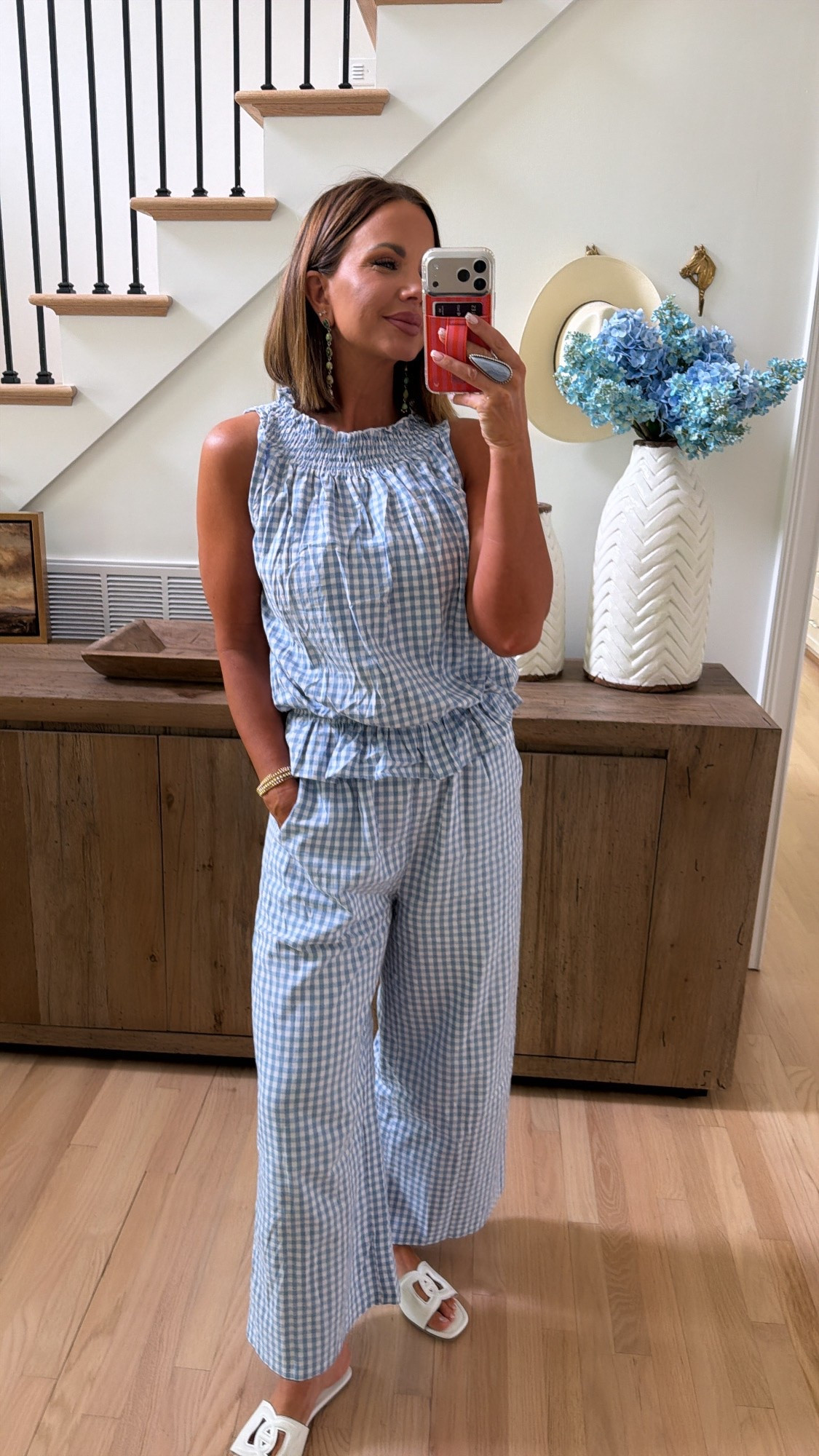 amazon gingham two piece outfit, i’m wearing my normal medium ♥️

#LTKootd #LTKSaleAlert #LTKSeasonal