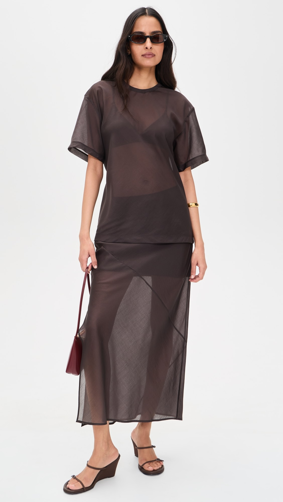 Lyrd Sheer Airy Skirt | Shopbop