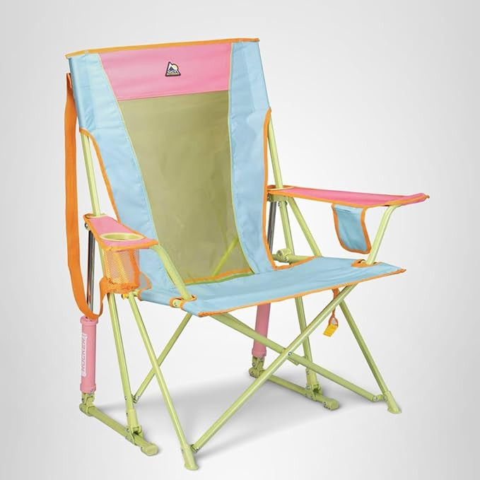 GCI Outdoor Comfort Pro Rocker Camping Chair | Portable Folding Rocking Chair with Durable Armres... | Amazon (US)
