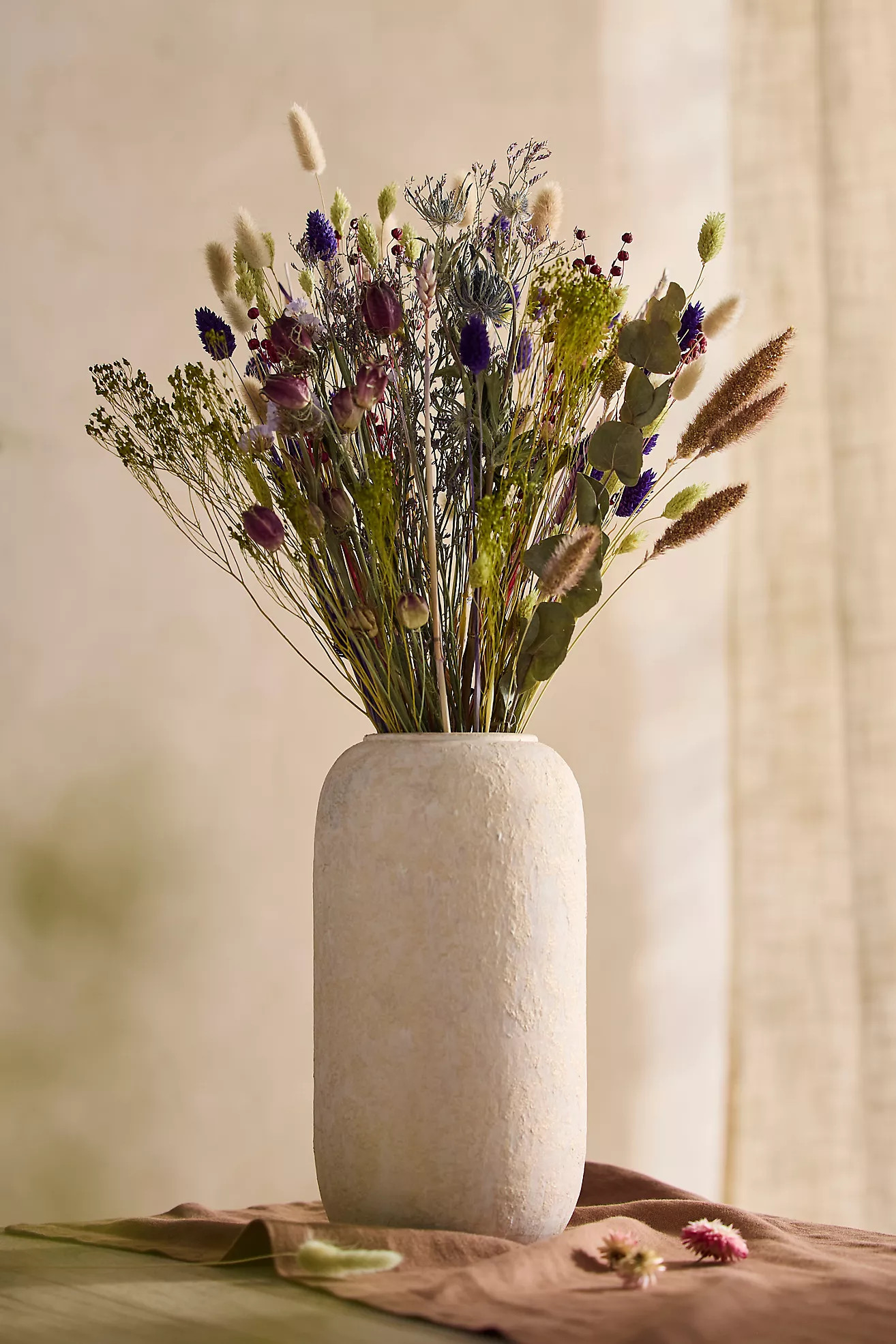 Dutch Field Mix Dried Bouquet, Purple Dusk | Anthropologie (US)