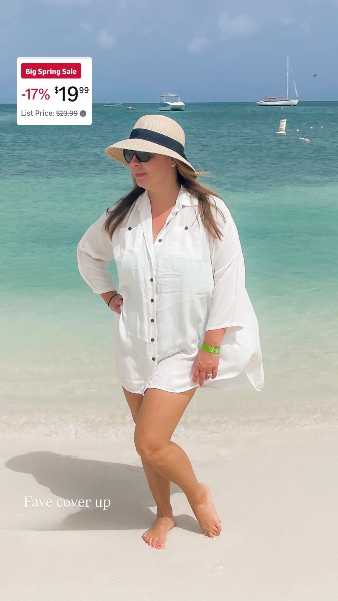 My favorite beach cover up 

#LTKOver40 #LTKSwim #LTKTravel