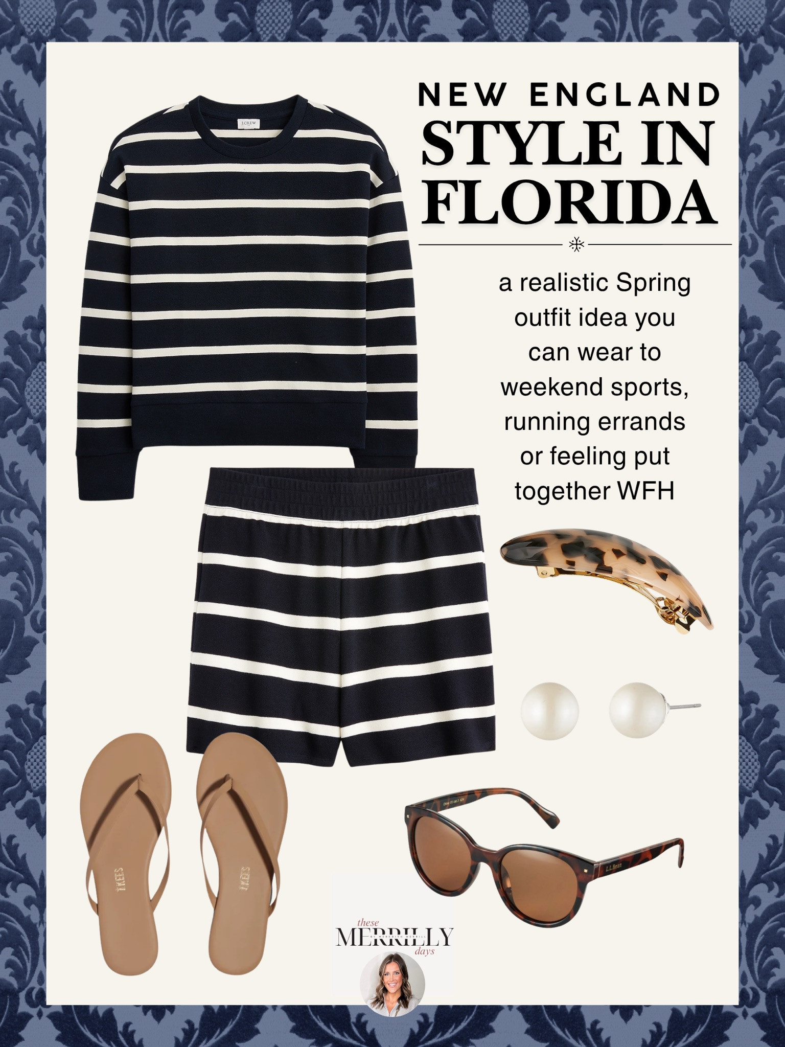 New England style idea 🐚 thesemerrillydays women’s fashion finds viral two piece set women’s elevated beach outfit ideas 

#LTKdayinmylife #LTKSeasonal #LTKootd