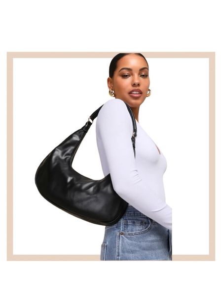 Black suede crescent handbag pursee

#LTKstyletip #LTKitbag #LTKfindsunder100