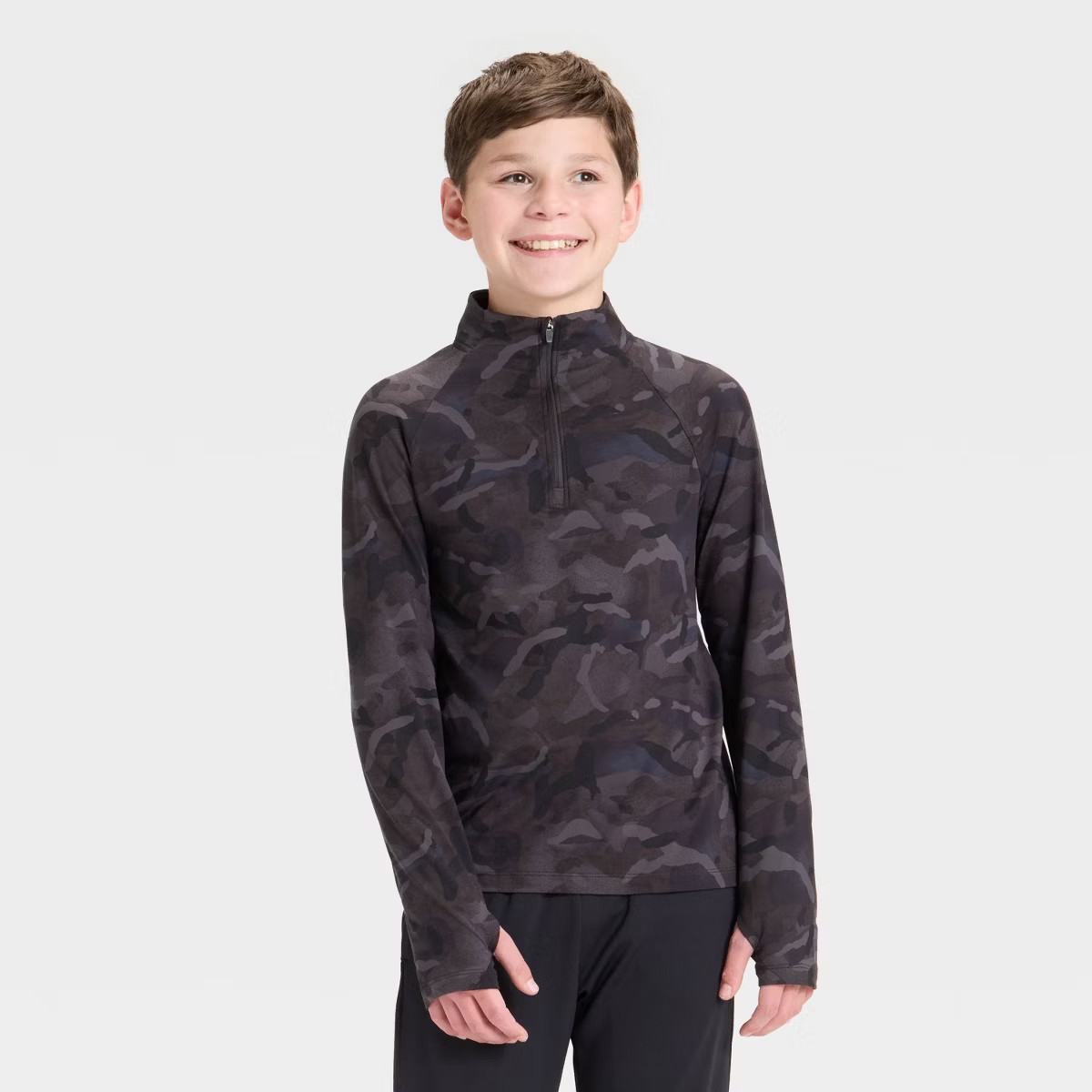 Boys' Soft Stretch 1/4 Zip Pullover - All In Motion™ | Target