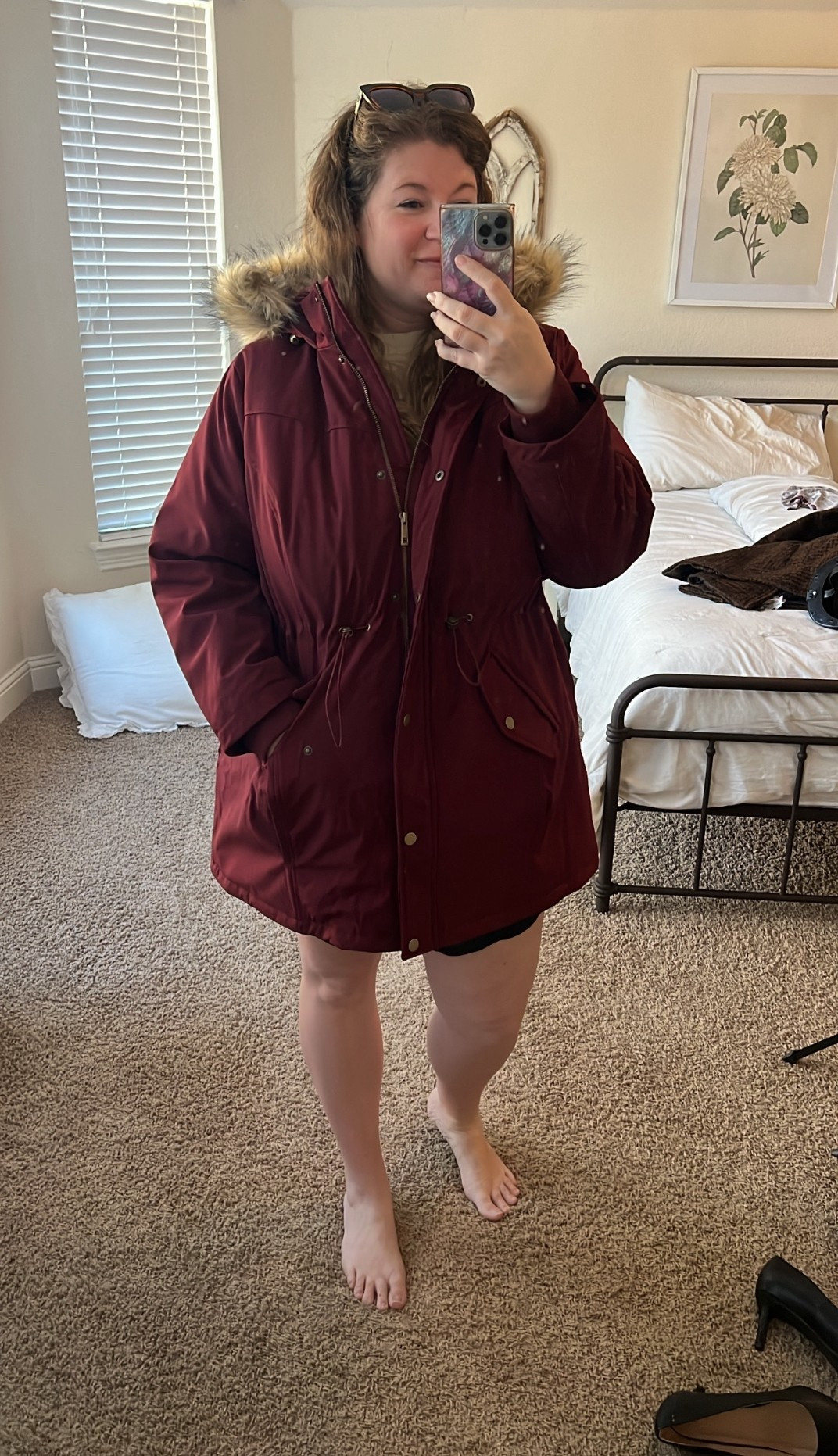 The quality of this coat is so good and it’s under $60 🙌. It’s thick and warm, the fur is removable, cinches at the waist. I’m in the 1X, but could’ve taken one size down  

#LTKCyberWeek #LTKPlusSize #LTKGiftGuide