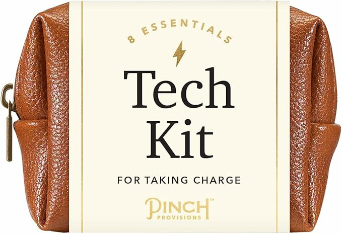 Pinch Provisions Tech Kit, Blush Tech Accessories Bag Filled with 8 Essentials Including Charging... | Amazon (US)