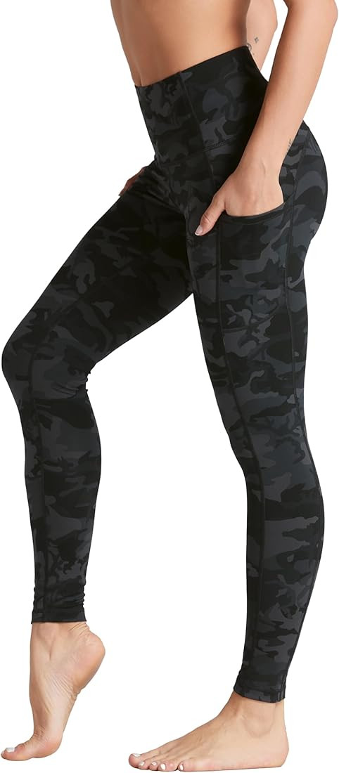 THE GYM PEOPLE Women's High Waist Yoga Pants Soft Tummy Control Athletic Workout Leggings with De... | Amazon (US)