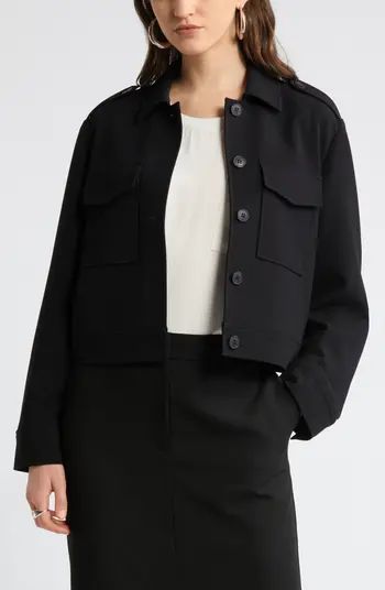 Crop Button Front JacketNordstrom | Nordstrom