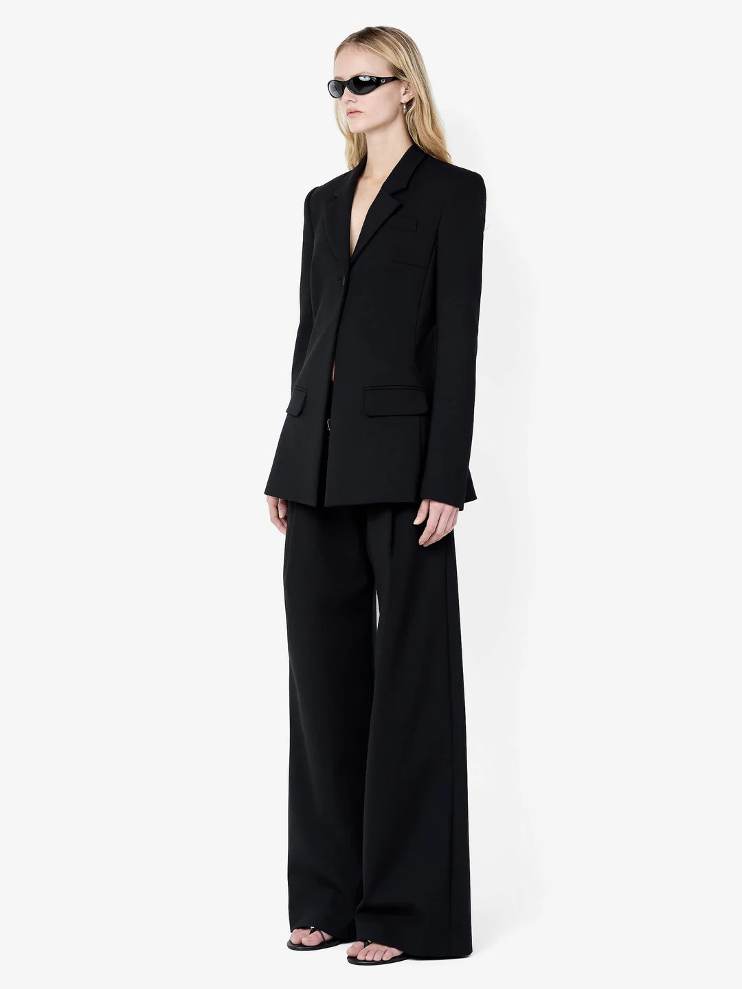 MIRREN LONGLINE BLAZER - BLACK | Bec & Bridge (Global)