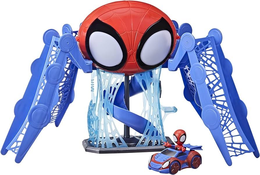 Spidey and His Amazing Friends Marvel Web-Quarters Playset with Lights and Sounds, Includes Spide... | Amazon (US)