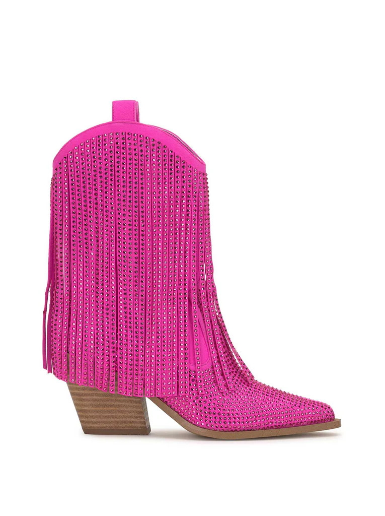 Paredisa Fringe Bootie in Valley Pink | Jessica Simpson E Commerce
