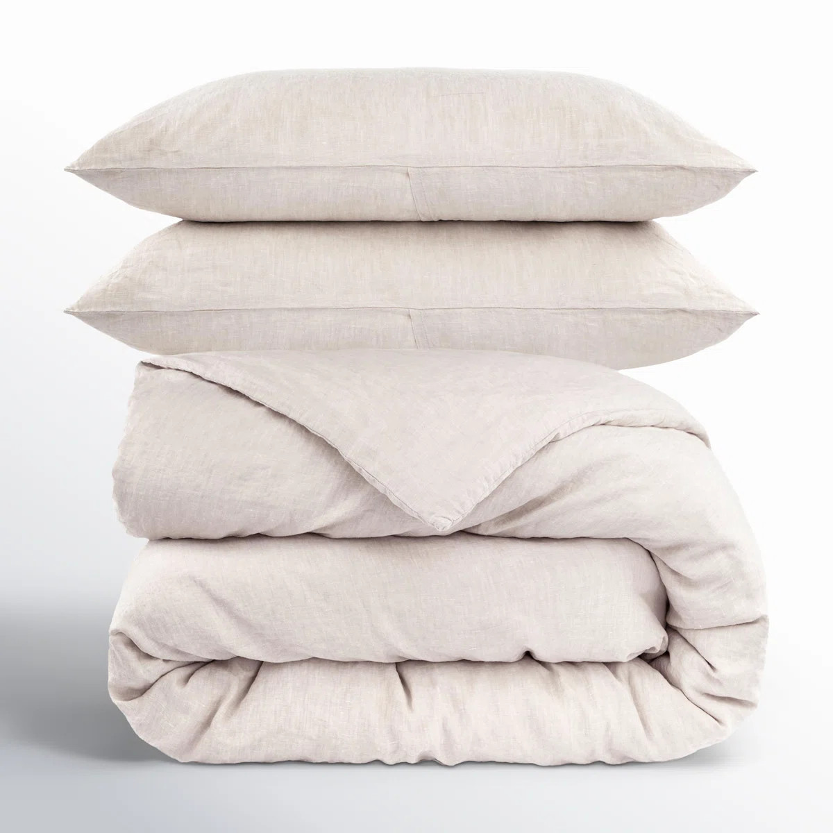 100% French Linen Duvet Cover & Sham Set | Wayfair North America