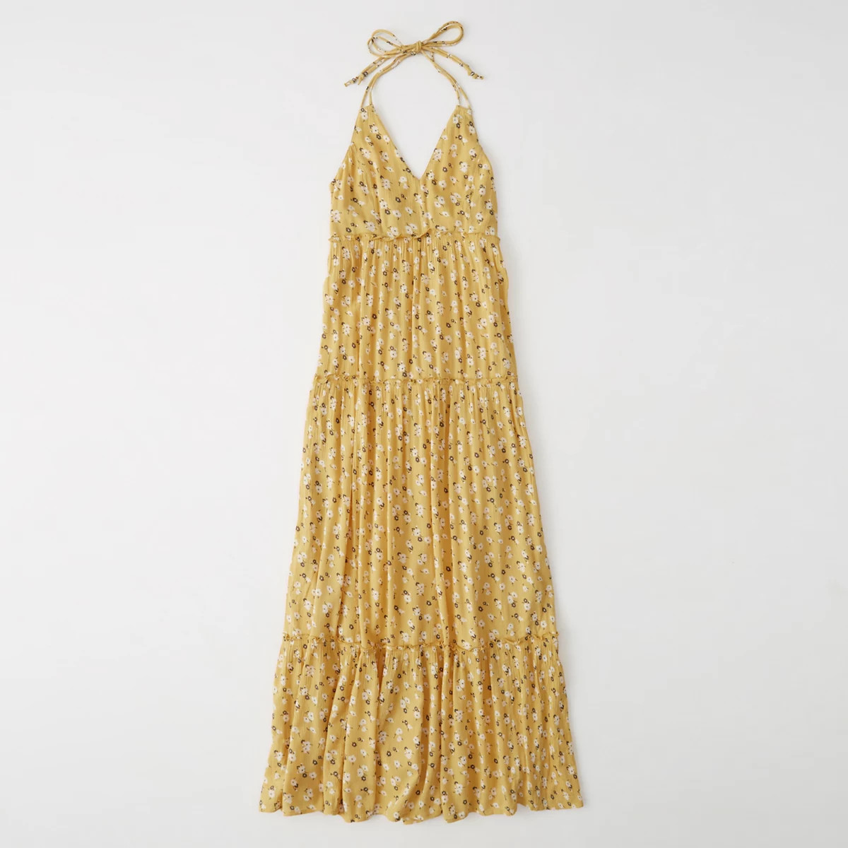 Halter Maxi Dress | Abercrombie & Fitch US & UK