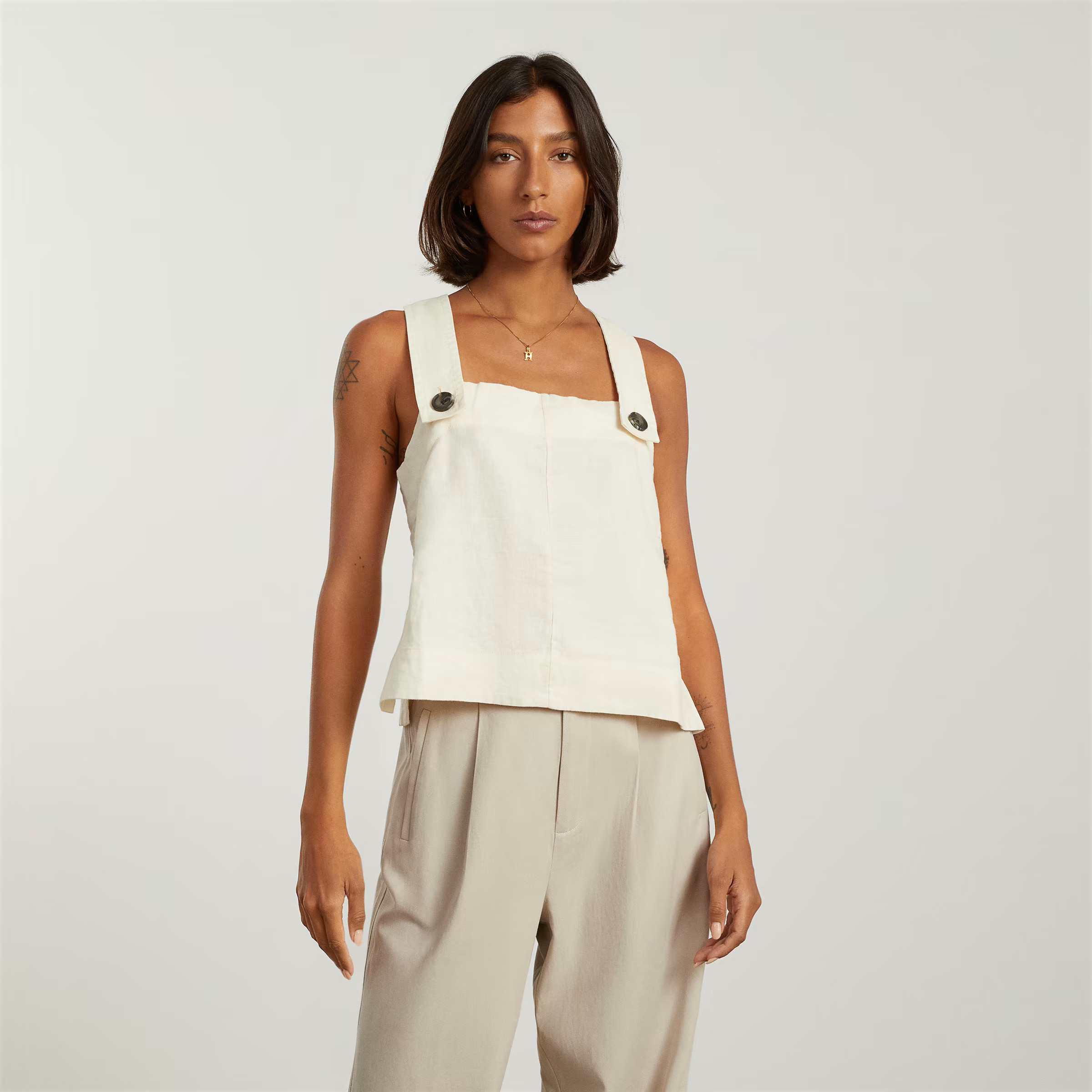 The Apron Linen Tank | Everlane