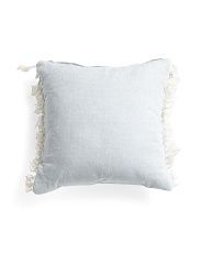 20x20 Tassel Edging Linen Pillow | Marshalls