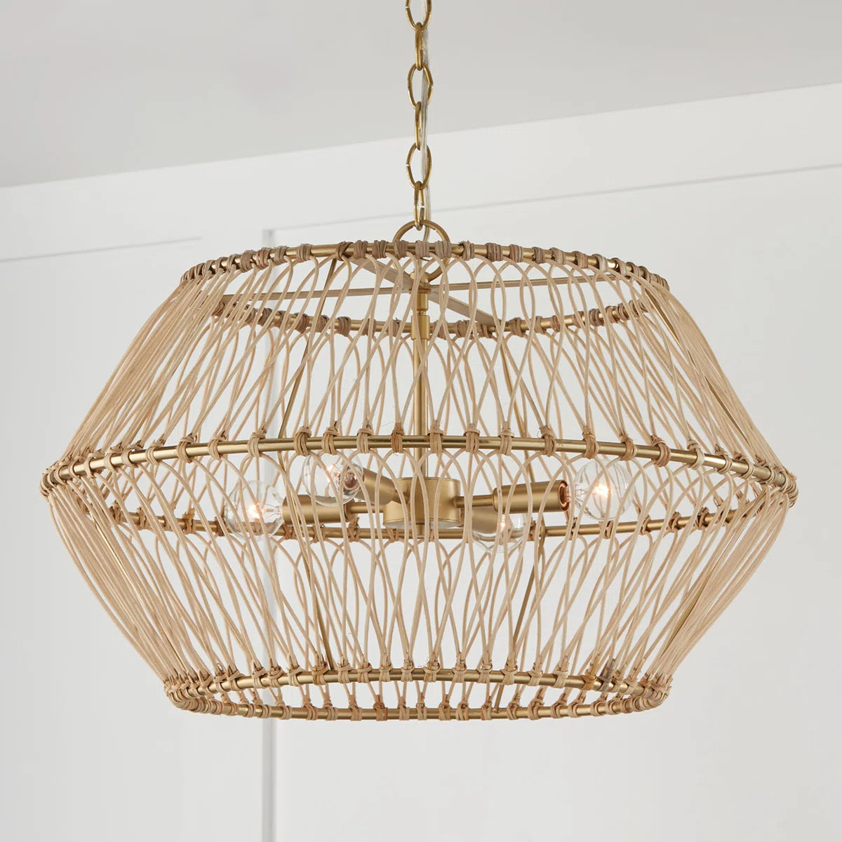 4 - Light Dimmable Drum Chandelier | Wayfair North America