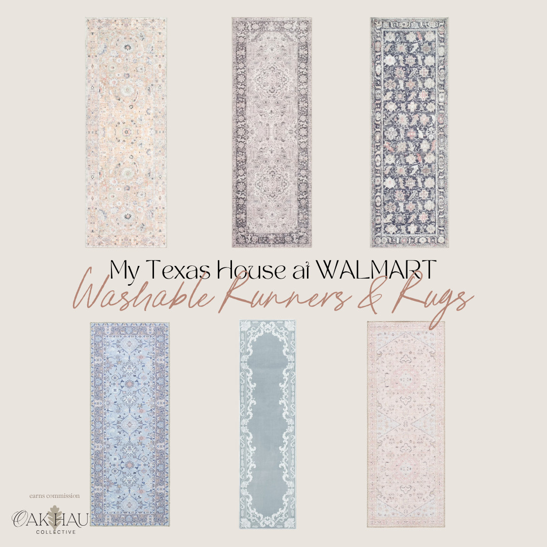 washable runners from My Texas House at Walmart! 

washable rugs, washable runners, my texas house rugs, walmart rugs, affordable runners, kitchen runners 

 #LTKmomlife #LTKHome