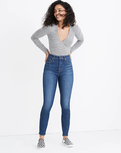 Curvy High-Rise Skinny Jeans in Moreaux Wash | Madewell