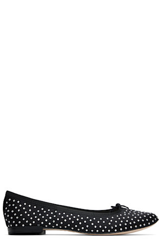 Repetto - Black High Cendrillon Ballerina Flats | SSENSE