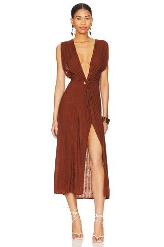 L*SPACE Down The Line Cover Up in Coffee from Revolve.com | Revolve Clothing (Global)