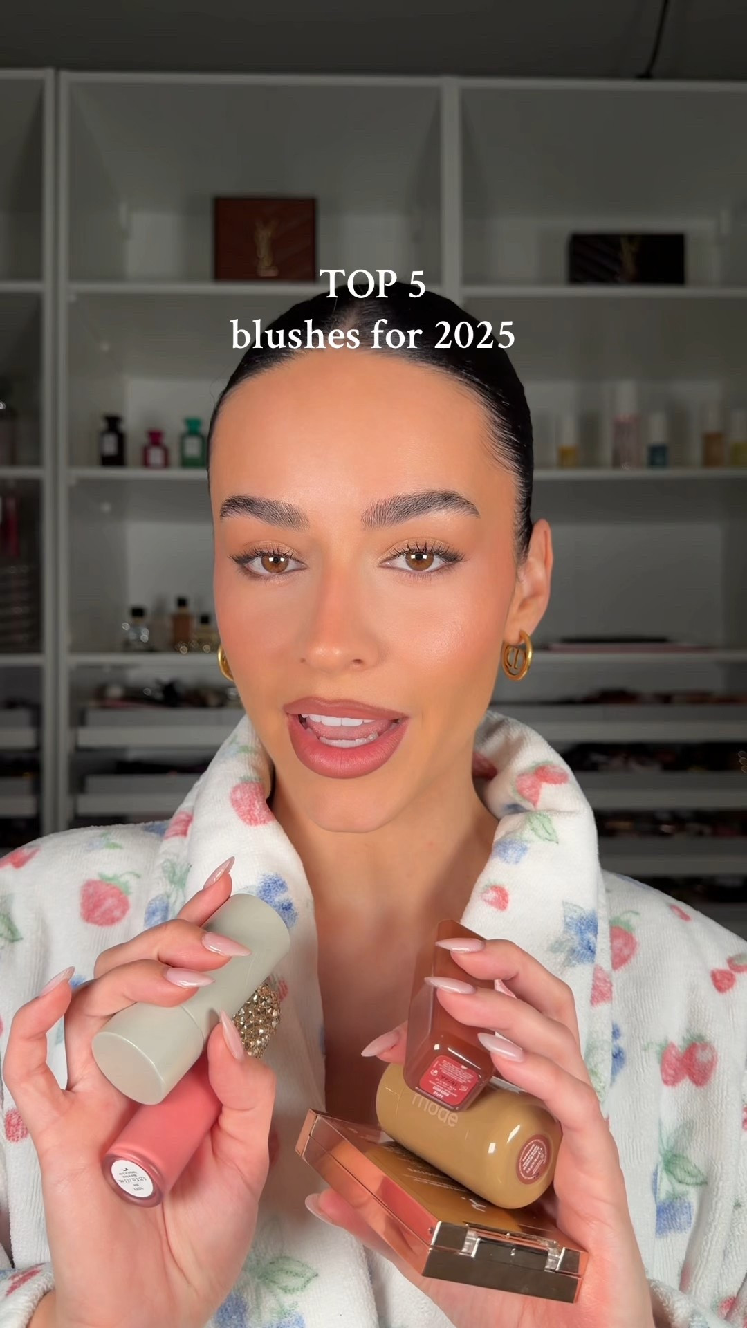 Which blush had your heart this year?❣️  @rhode skin  @Huda Beauty  @Westman-Atelier  @Rare Beauty  @Patrick Ta Beauty  #makeup #makeuptiktok #makeuptutorial #makeuptips #makeuptok #blush #favorites #favoriteblush #blush #2025 #2025favorites 