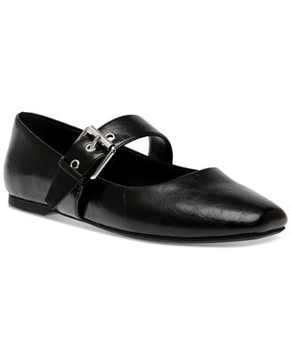 Women's Mellie Buckle Strap Mary Jane Flats | Macy's