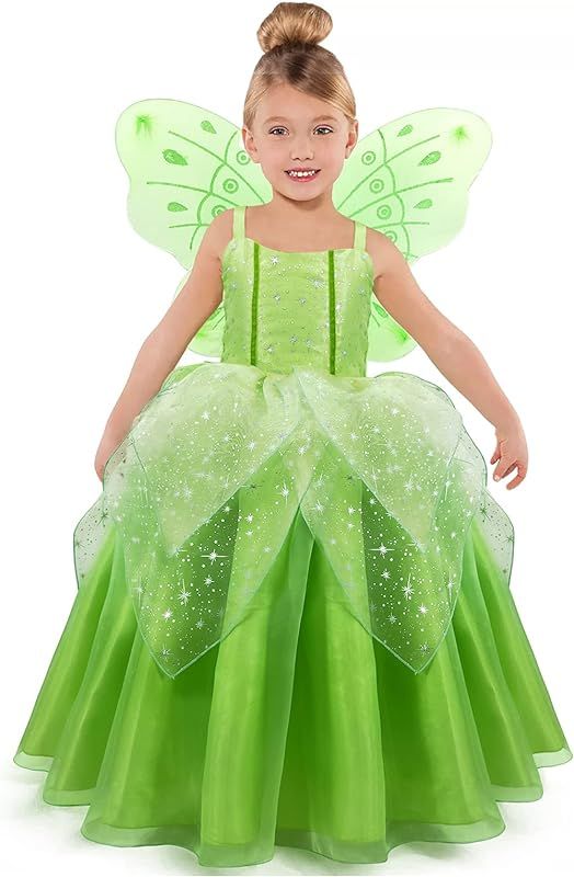Princess Tinker Bell Costume for Toddler Girls, Birthday Party Fairy Dress Up, Special Occasion D... | Amazon (US)