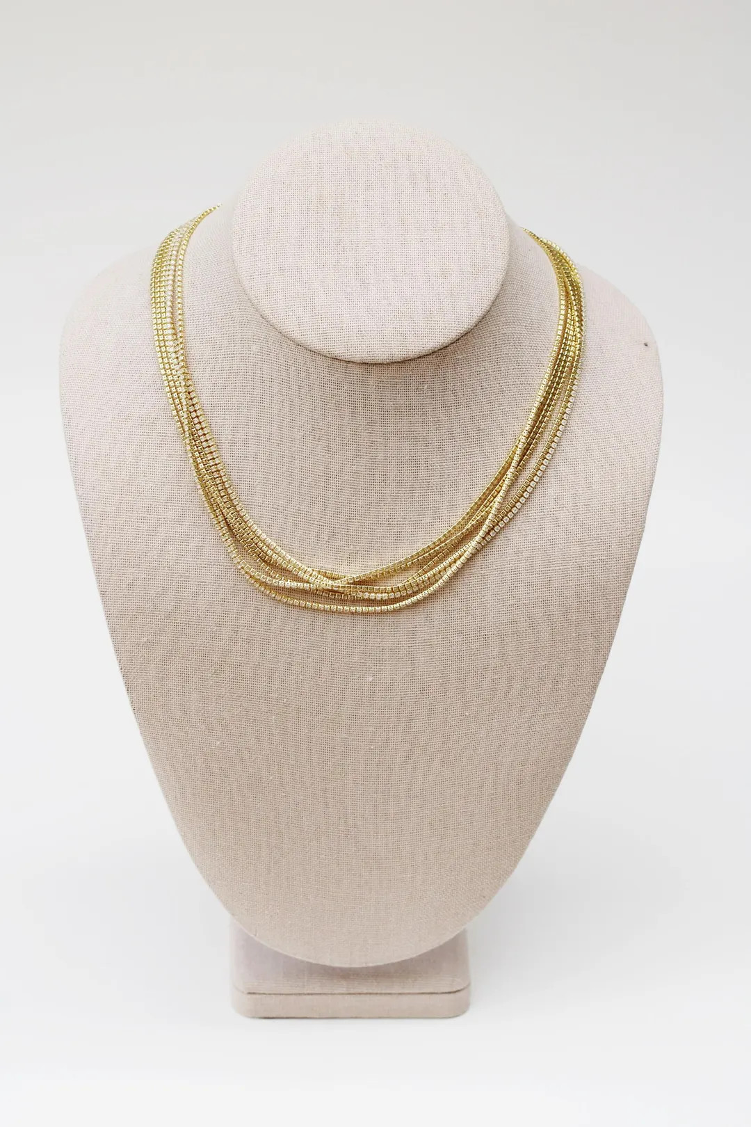 Gold Filled CZ Tennis Necklace | 24k Gold Filled Tennis Necklace | Gold Tennis Necklace | Cz Tenn... | Etsy (US)