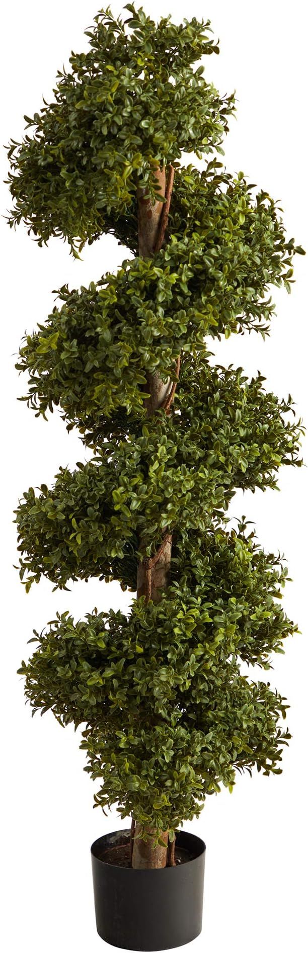 Nearly Natural 46in. Boxwood Spiral Topiary Artificial Tree | Amazon (US)