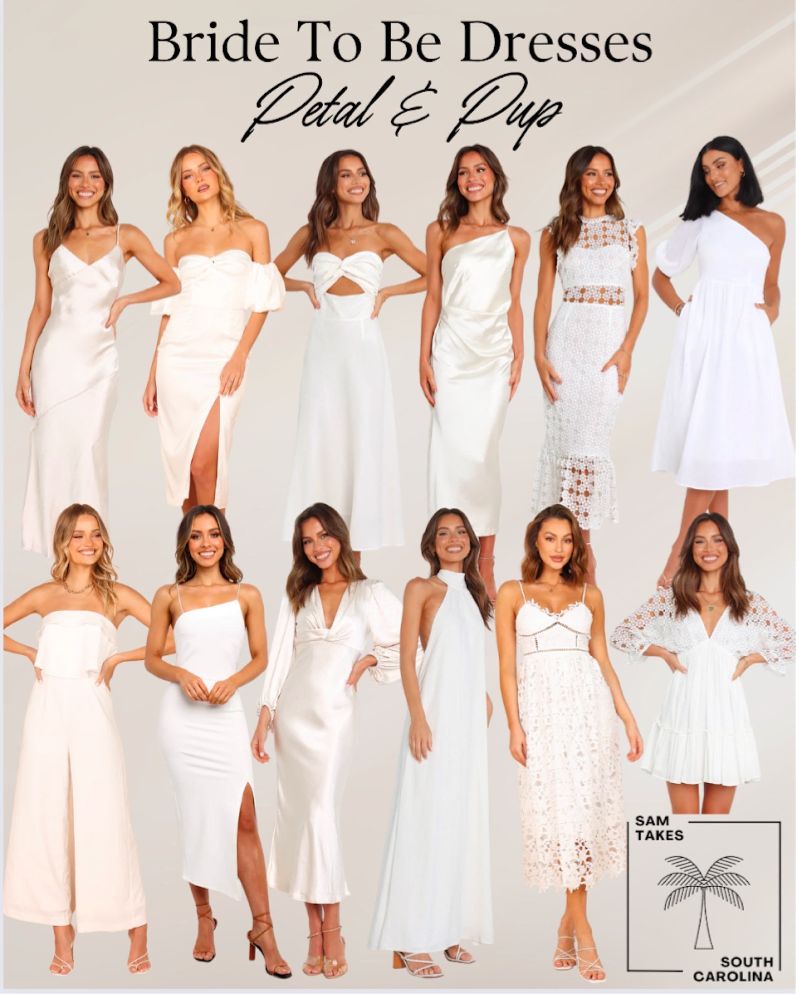 Petal & Pup Bride to be engagement party, rehearsal dinner, bridal shower dresses. 

#LTKunder100 #LTKsalealert #LTKwedding