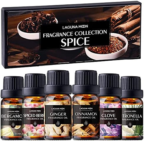 Spice Fragrance Oil Collection - Gift Set for Diffuser, DIY Candle Making, Soap Scents, Slime, Ai... | Amazon (US)