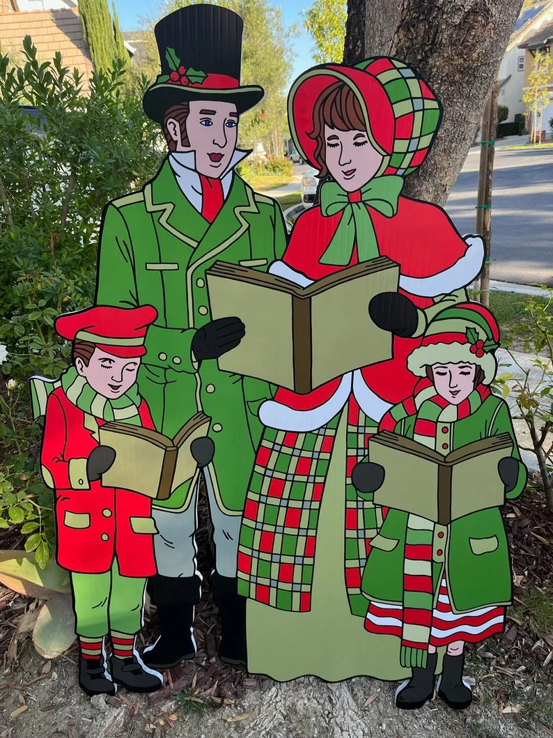 Vintage Carolers Old Fashion Carolers Retro Carolers - Etsy | Etsy (US)