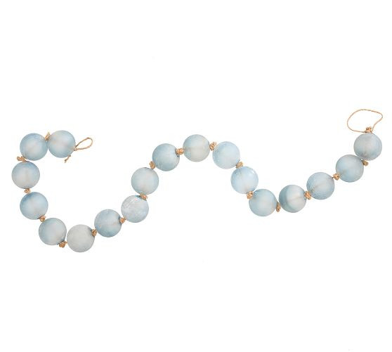 Handcrafted Oversized Sea Glass Garland | Pottery Barn (US)