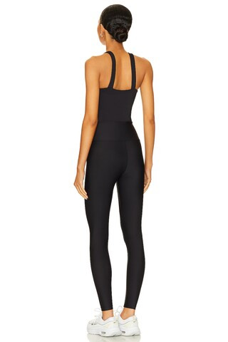 Recycled Cut Out Onesie in Black | Revolve Clothing (Global)