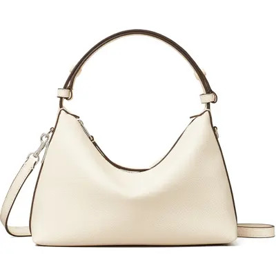 Tory Burch Mellow Leather Shoulder Bag in Black at Nordstrom | Nordstrom