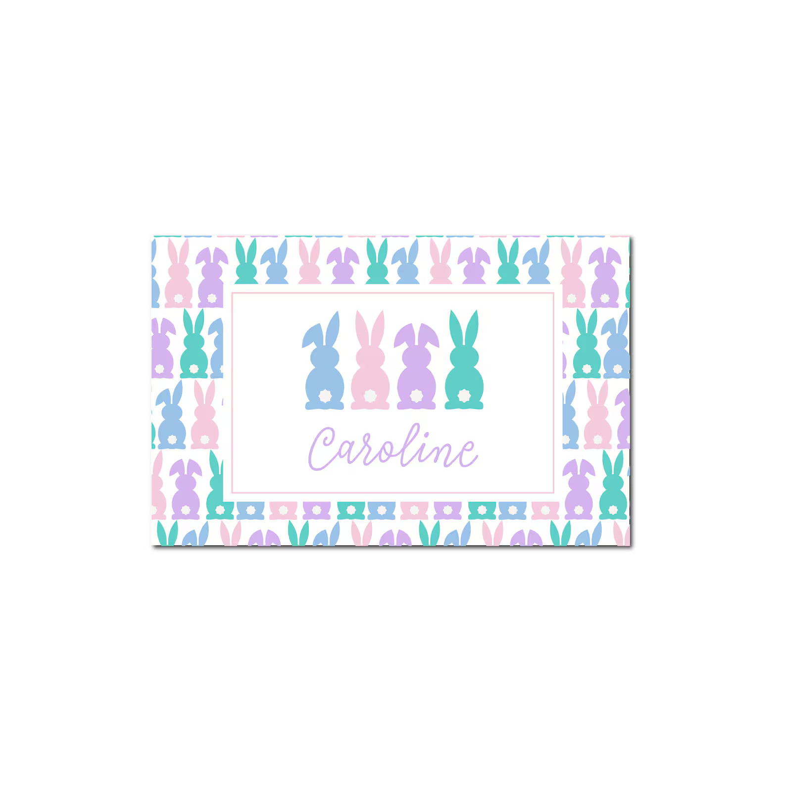 Easter bunny placemat Personalized Easter placemat Kids | Etsy | Etsy (US)