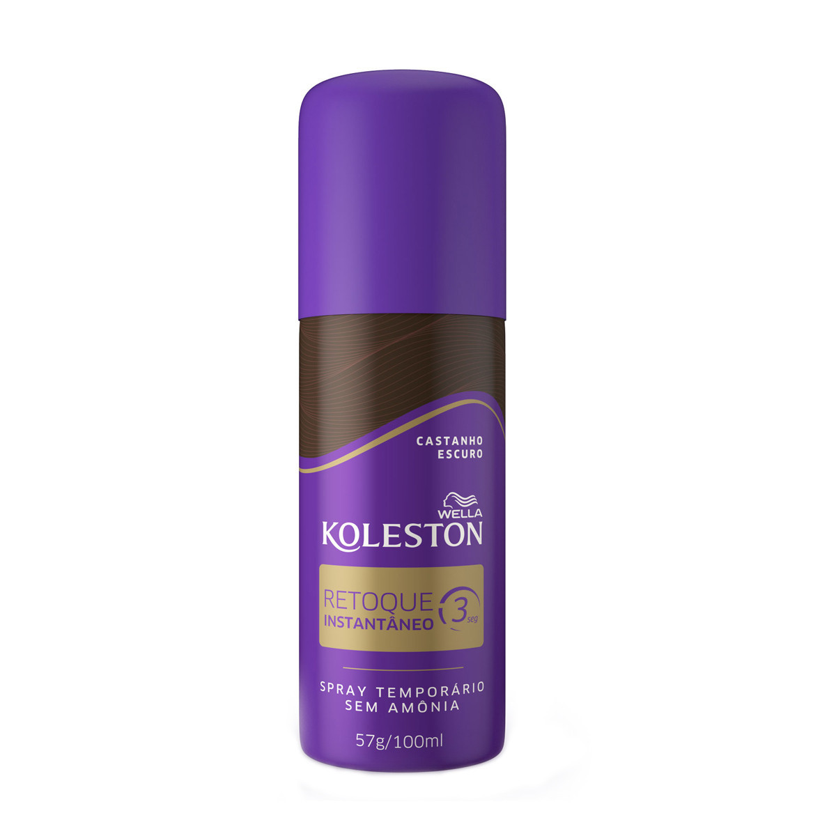 Retoque Instantâneo Koleston Castanho Escuro 100ml Spray | DrogaRaia (BR)