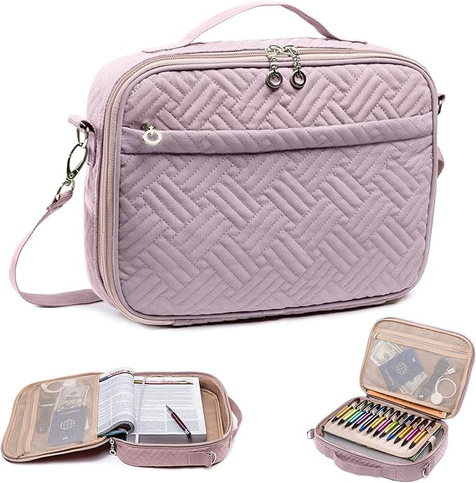 IMAGINING Bible Cover for Women - Stylish Large Bible Covers - Bible Case with Handles - Bible Ba... | Amazon (US)