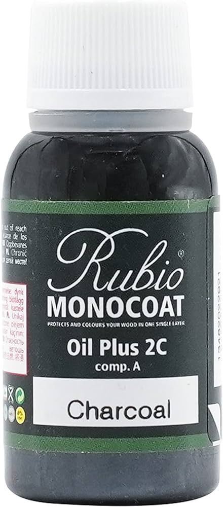 Rubio Monocoat Oil Plus 2C-A Sample Charcoal 0% VOC 20ml | Amazon (CA)