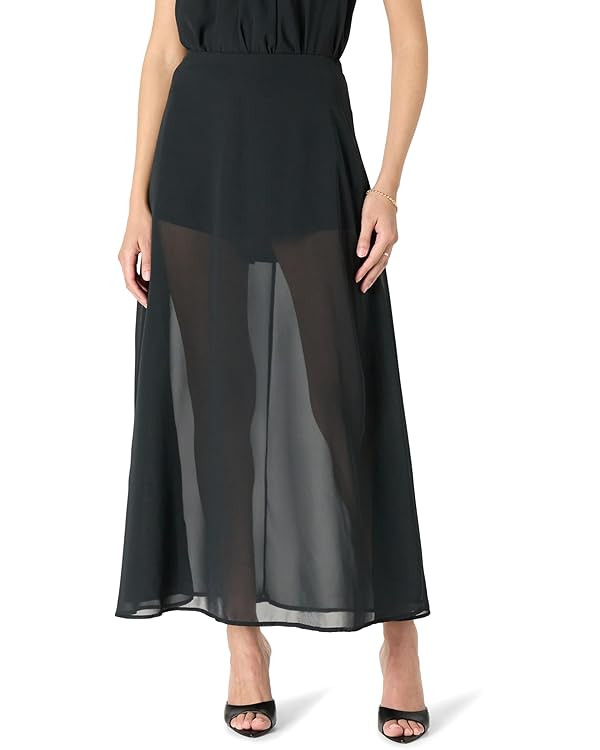 The Drop Womens Dierdre Sheer Maxi Skirt | Amazon (US)