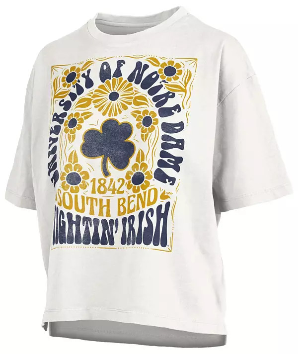 Pressbox Women's Notre Dame Fighting Irish White Harmony T-Shirt | Dick's Sporting Goods