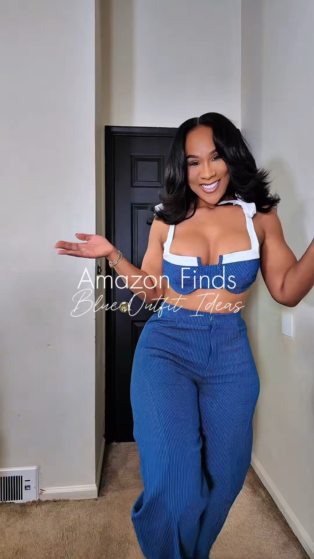 Amazon Blue Outfit Ideas you NEED to see!

I’m 5’7 | 180lbs |
Large | XLarge

#AmazonFashionFinds #TwoPieceSetOutfit #BlueOutfitInspo #AmazonStyleAlert #CropTopAndPants