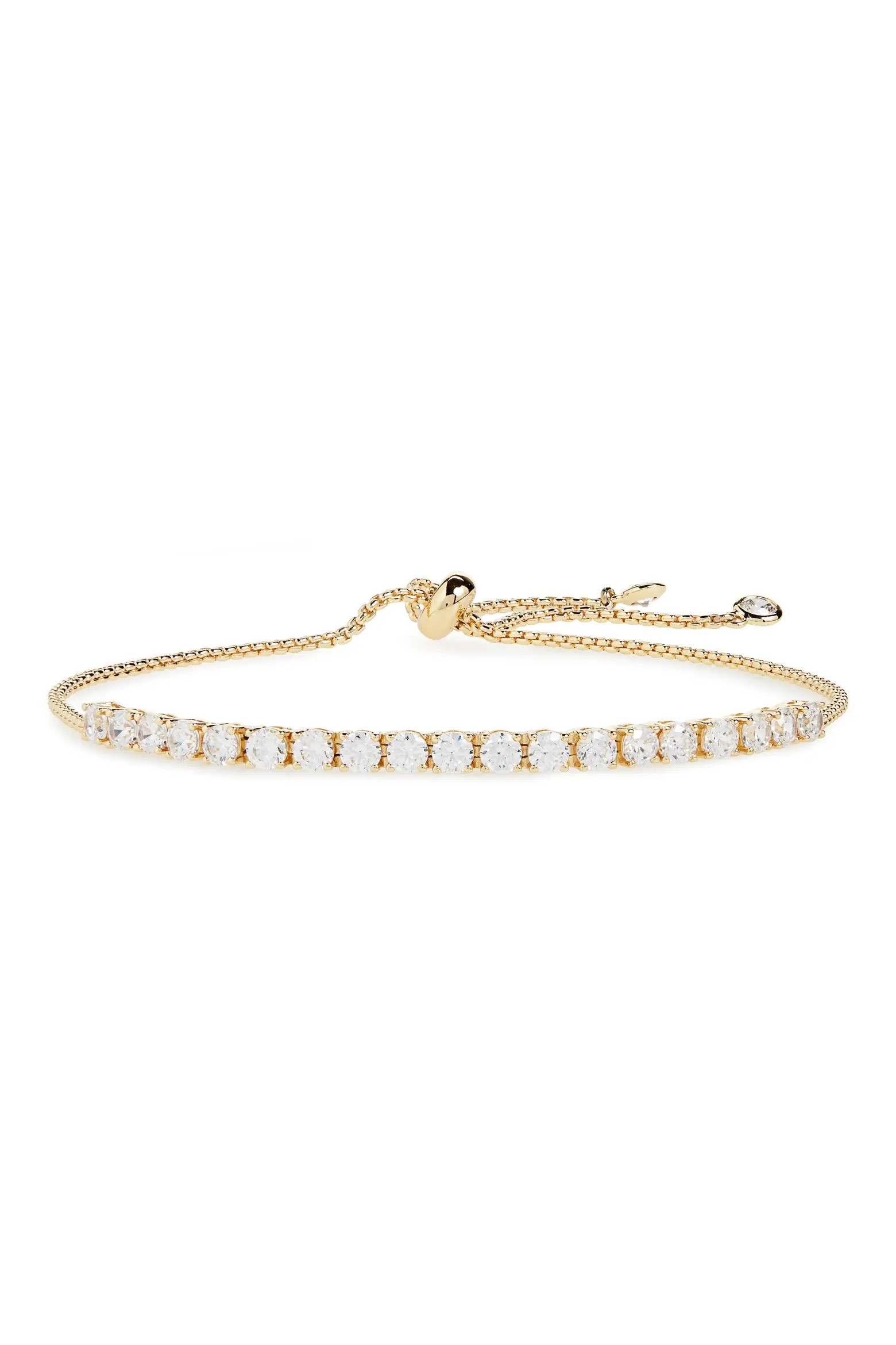 Cubic Zirconia Tennis Slider Bracelet | Nordstrom | Nordstrom