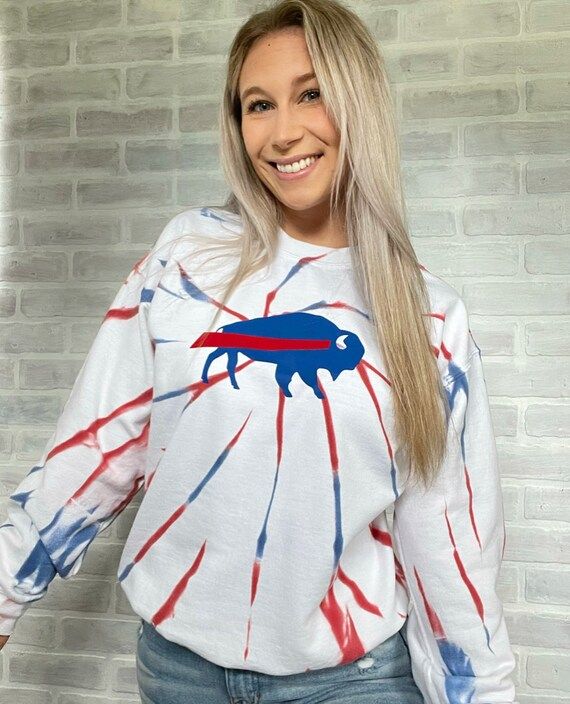 Bills Football Inspired Crewneck Sweatshirt | Etsy (US)