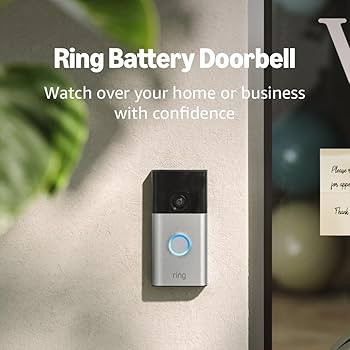 Ring Battery Doorbell | Home or business security with Head-to-Toe Video, Live View with Two-Way ... | Amazon (US)